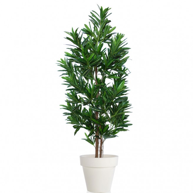 Planta semi-artificiala Ila, Croton California Tree Green Yellow - 170 cm